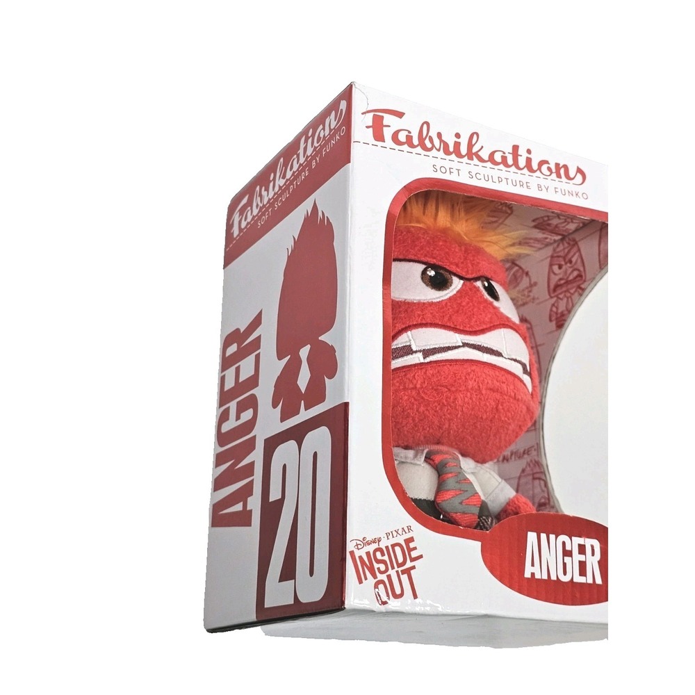 Inside Out Anger Fabrikations 6" Plush Stuffed Doll Funko Disney Pixar # 20 NEW - Picture 3 of 5